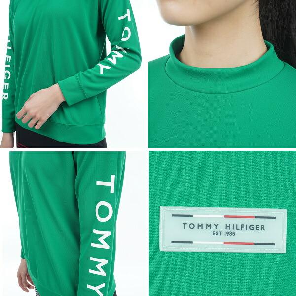 トミーヒルフィガー ゴルフ レディース リラックスロングスリーブ モックネックシャツ TOMMY HILFIGER THLA305 | TOMMY HILFIGER GOLF | 12