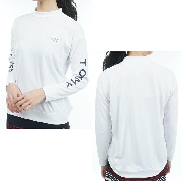 トミーヒルフィガー ゴルフ レディース リラックスロングスリーブ モックネックシャツ TOMMY HILFIGER THLA305 | TOMMY HILFIGER GOLF | 06