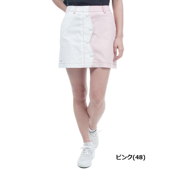 トミーヒルフィガー ゴルフ レディース シャンブレー フロントボタンスカート TOMMY HILFIGER THLA307 | TOMMY HILFIGER GOLF | 03