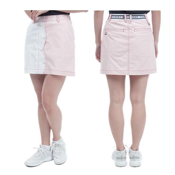 トミーヒルフィガー ゴルフ レディース シャンブレー フロントボタンスカート TOMMY HILFIGER THLA307 | TOMMY HILFIGER GOLF | 05