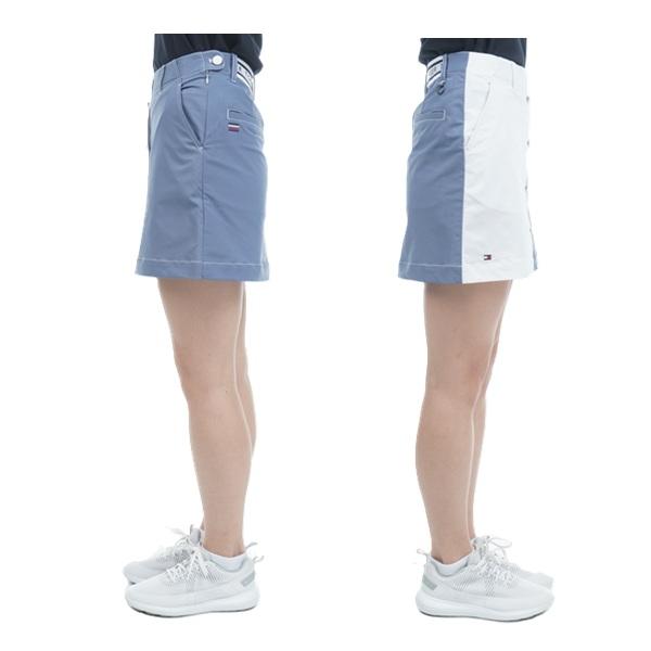 トミーヒルフィガー ゴルフ レディース シャンブレー フロントボタンスカート TOMMY HILFIGER THLA307 | TOMMY HILFIGER GOLF | 07