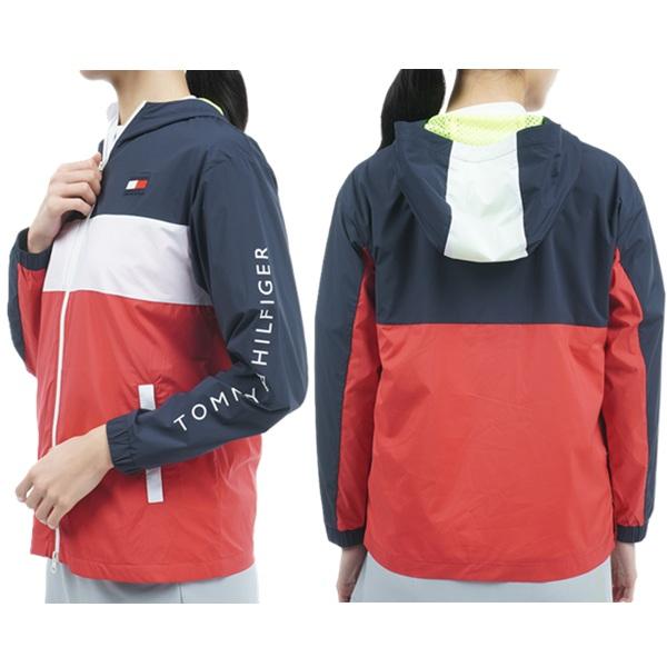 トミーヒルフィガー ゴルフ レディース サイドオープン ウィンドジャケット TOMMY HILFIGER GOLF THLA309 | TOMMY HILFIGER GOLF | 03