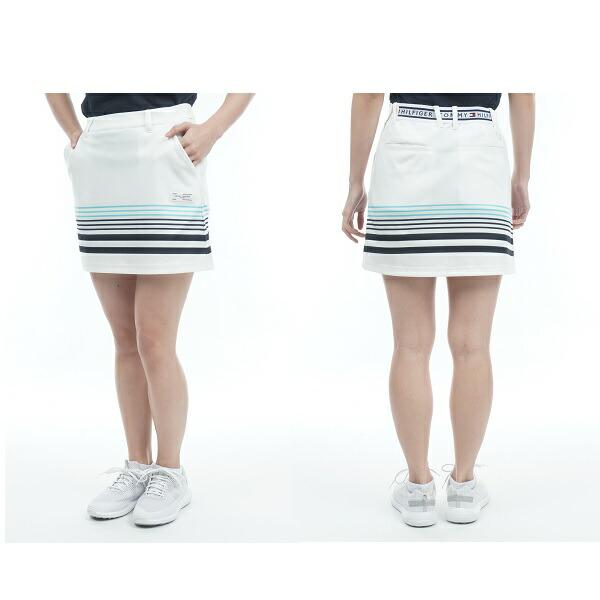 トミーヒルフィガー ゴルフ レディース パネルボーダー ポンチスカート TOMMY HILFIGER THLA331 | TOMMY HILFIGER GOLF | 04