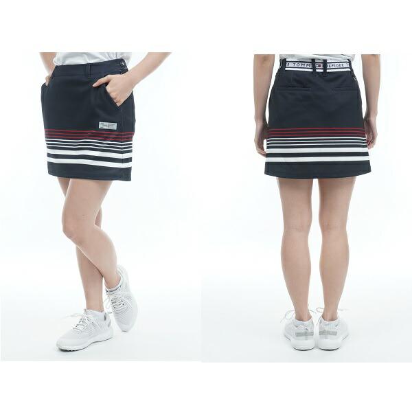 トミーヒルフィガー ゴルフ レディース パネルボーダー ポンチスカート TOMMY HILFIGER THLA331 | TOMMY HILFIGER GOLF | 06