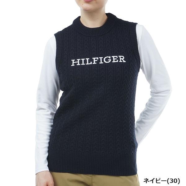 トミーヒルフィガー ゴルフ レディース ケーブルボトルネック ベスト TOMMY HILFIGER GOLF THLA348 | TOMMY HILFIGER GOLF | 03