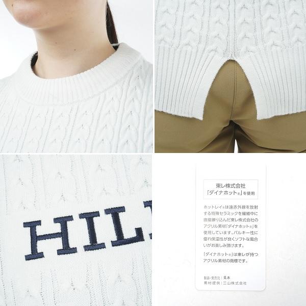 トミーヒルフィガー ゴルフ レディース ケーブルボトルネック ベスト TOMMY HILFIGER GOLF THLA348 | TOMMY HILFIGER GOLF | 08