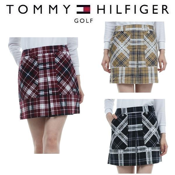 トミーヒルフィガー ゴルフ レディース チェックボックス プリーツスカート TOMMY HILFIGER GOLF THLA361 秋冬モデル | TOMMY HILFIGER GOLF