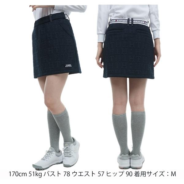 トミーヒルフィガー ゴルフ レディース モノグラム キルトスカート TOMMY HILFIGER THLA362 | TOMMY HILFIGER GOLF | 05