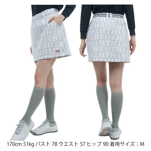 トミーヒルフィガー ゴルフ レディース モノグラム キルトスカート TOMMY HILFIGER THLA362 | TOMMY HILFIGER GOLF | 06