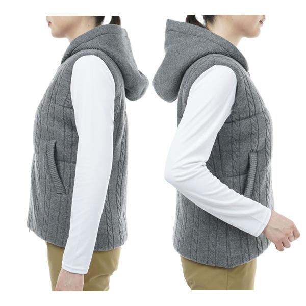 トミーヒルフィガー ゴルフ レディース ベスト ケーブルパテッド ベスト TOMMY HILFIGER GOLF THLA365 | TOMMY HILFIGER GOLF | 07