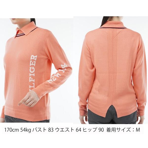 トミーヒルフィガー ゴルフ レディース ロゴ タートルネックセーター TOMMY HILFIGER GOLF THLA366 | TOMMY HILFIGER GOLF | 10