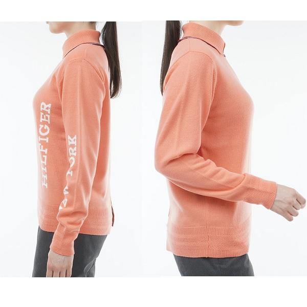 トミーヒルフィガー ゴルフ レディース ロゴ タートルネックセーター TOMMY HILFIGER GOLF THLA366 | TOMMY HILFIGER GOLF | 11