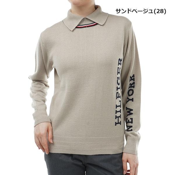 トミーヒルフィガー ゴルフ レディース ロゴ タートルネックセーター TOMMY HILFIGER GOLF THLA366 | TOMMY HILFIGER GOLF | 02