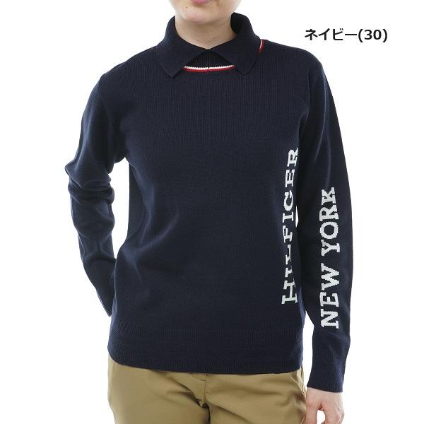 トミーヒルフィガー ゴルフ レディース ロゴ タートルネックセーター TOMMY HILFIGER GOLF THLA366 | TOMMY HILFIGER GOLF | 03