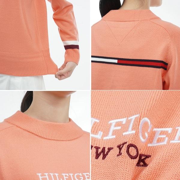 トミーヒルフィガー ゴルフ レディース バックフラッグ ボトルネックセーター TOMMY HILFIGER GOLF THLA367 | TOMMY HILFIGER GOLF | 10
