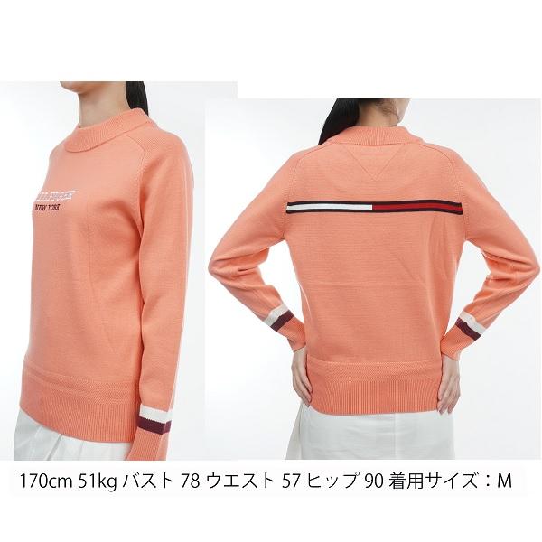 トミーヒルフィガー ゴルフ レディース バックフラッグ ボトルネックセーター TOMMY HILFIGER GOLF THLA367 | TOMMY HILFIGER GOLF | 08