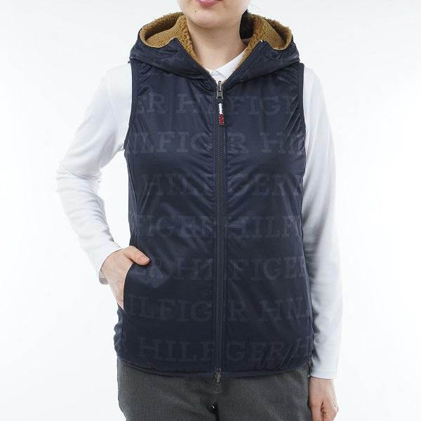 トミーヒルフィガー ゴルフ レディース リバーシブルボア フリースベスト TOMMY HILFIGER GOLF THLA374 2023年秋冬モデル | TOMMY HILFIGER GOLF | 11