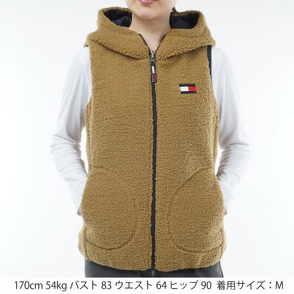 トミーヒルフィガー ゴルフ レディース リバーシブルボア フリースベスト TOMMY HILFIGER GOLF THLA374 2023年秋冬モデル | TOMMY HILFIGER GOLF | 07