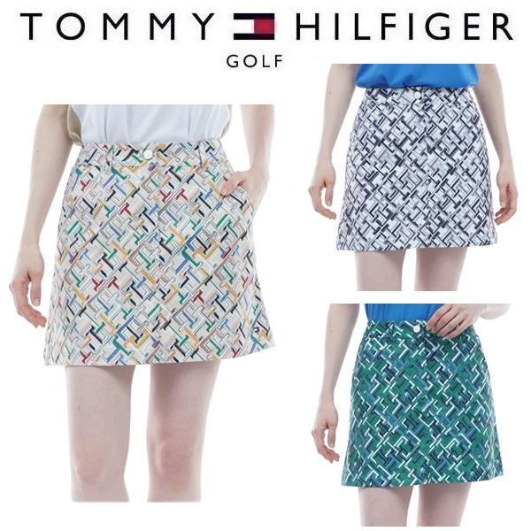 トミーヒルフィガー ゴルフ レディース THモノグラム スカート TOMMY HILFIGER THLA405 2024年春夏モデル | TOMMY HILFIGER GOLF