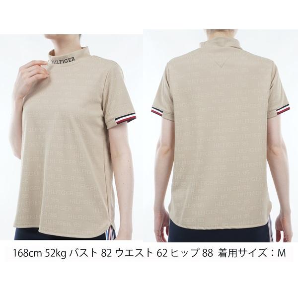 トミーヒルフィガー ゴルフ レディース エンボスロゴジャカード 半袖モックシャツ TOMMY HILFIGER GOLF THLA411 2024年春夏モデル | TOMMY HILFIGER GOLF | 05