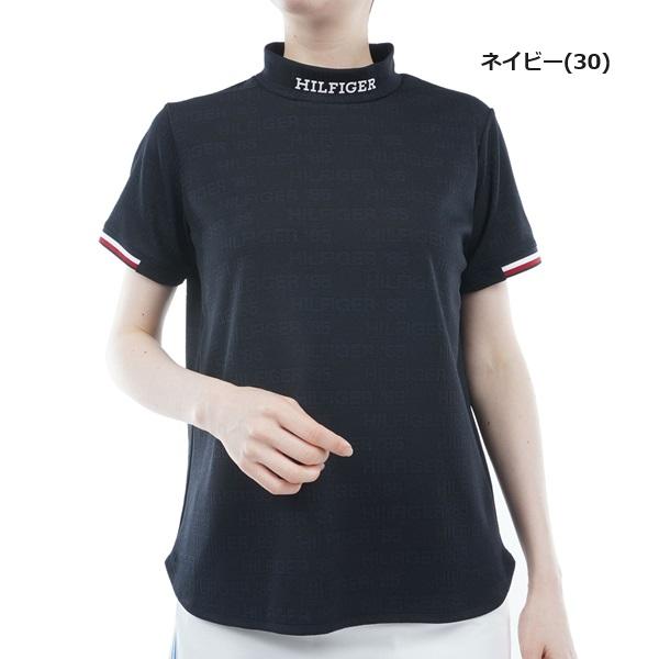 トミーヒルフィガー ゴルフ レディース エンボスロゴジャカード 半袖モックシャツ TOMMY HILFIGER GOLF THLA411 2024年春夏モデル | TOMMY HILFIGER GOLF | 03