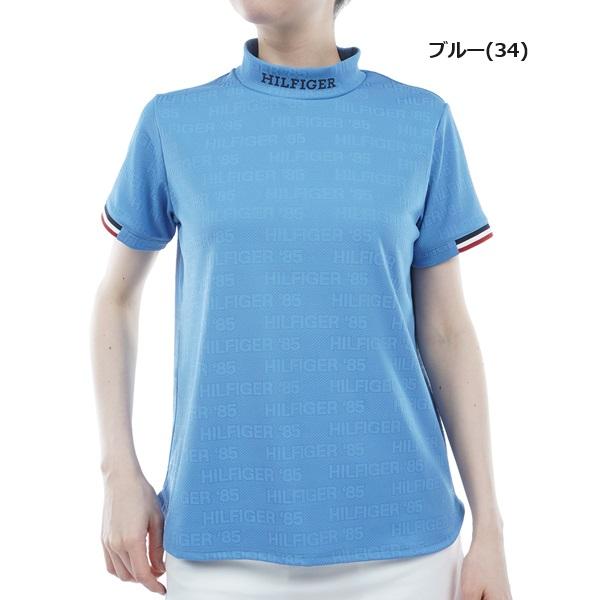 トミーヒルフィガー ゴルフ レディース エンボスロゴジャカード 半袖モックシャツ TOMMY HILFIGER GOLF THLA411 2024年春夏モデル | TOMMY HILFIGER GOLF | 04