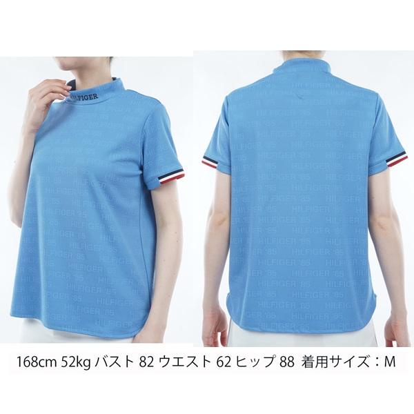 トミーヒルフィガー ゴルフ レディース エンボスロゴジャカード 半袖モックシャツ TOMMY HILFIGER GOLF THLA411 2024年春夏モデル | TOMMY HILFIGER GOLF | 07