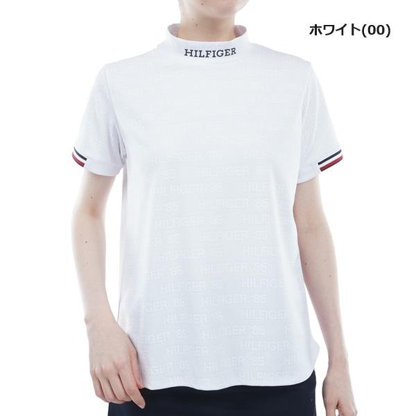 トミーヒルフィガー ゴルフ レディース エンボスロゴジャカード 半袖モックシャツ TOMMY HILFIGER GOLF THLA411 2024年春夏モデル | TOMMY HILFIGER GOLF | 01