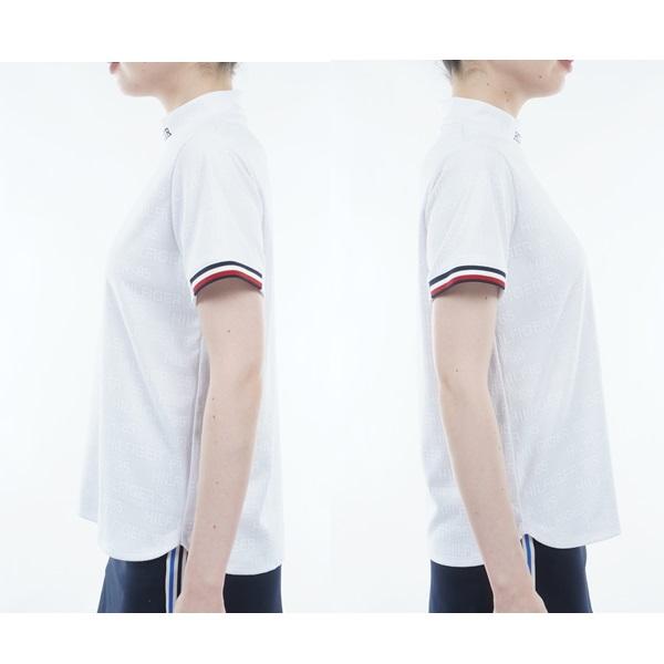 トミーヒルフィガー ゴルフ レディース エンボスロゴジャカード 半袖モックシャツ TOMMY HILFIGER GOLF THLA411 2024年春夏モデル | TOMMY HILFIGER GOLF | 09