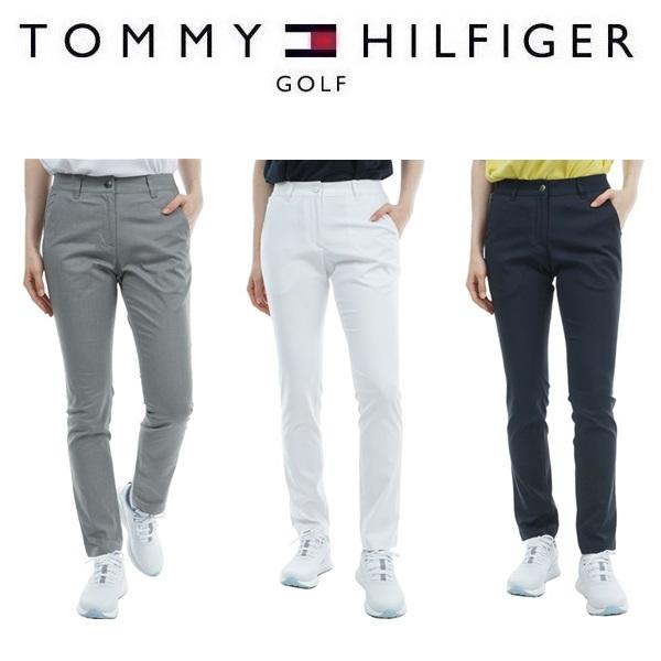 トミーヒルフィガー ゴルフ レディース ツイル ベーシックロングパンツ TOMMY HILFIGER THLA427 2024年春夏モデル | TOMMY HILFIGER GOLF