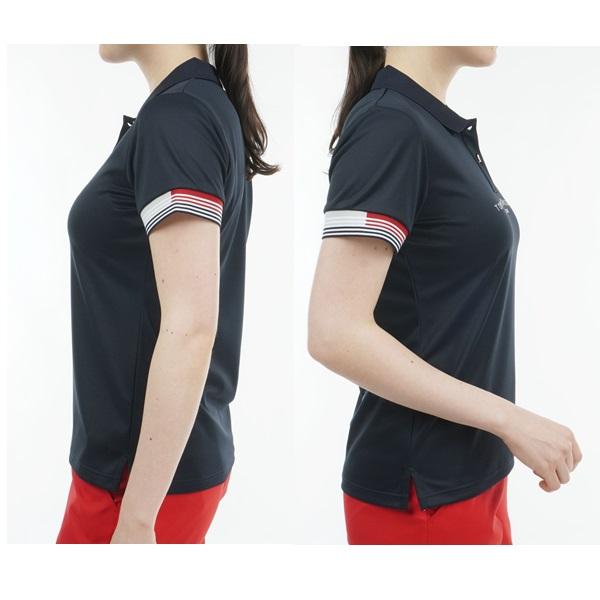 トミーヒルフィガー ゴルフ レディース フロントロゴ 半袖ポロシャツ TOMMY HILFIGER GOLF THLA429 2024年春夏モデル | TOMMY HILFIGER GOLF | 11