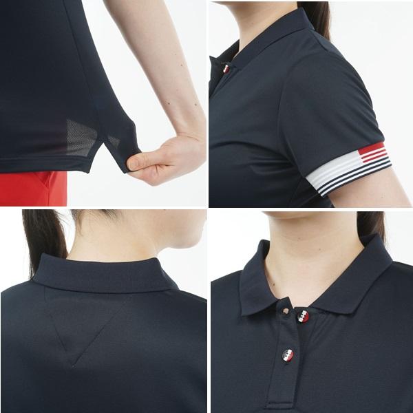 トミーヒルフィガー ゴルフ レディース フロントロゴ 半袖ポロシャツ TOMMY HILFIGER GOLF THLA429 春夏モデル | TOMMY HILFIGER GOLF | 12
