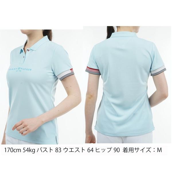 トミーヒルフィガー ゴルフ レディース フロントロゴ 半袖ポロシャツ TOMMY HILFIGER GOLF THLA429 春夏モデル | TOMMY HILFIGER GOLF | 07