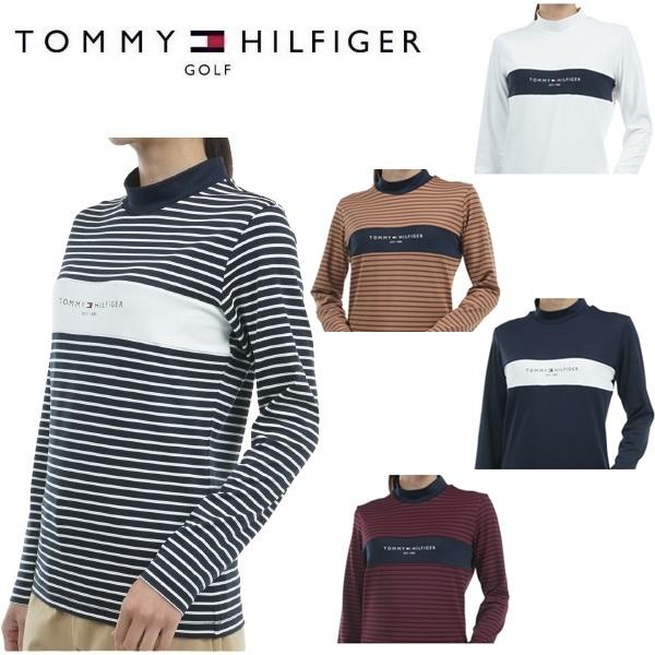 トミーヒルフィガー ゴルフ レディース モックネック 長袖シャツ TOMMY HILFIGER GOLF THLA461 秋冬モデル | TOMMY HILFIGER GOLF