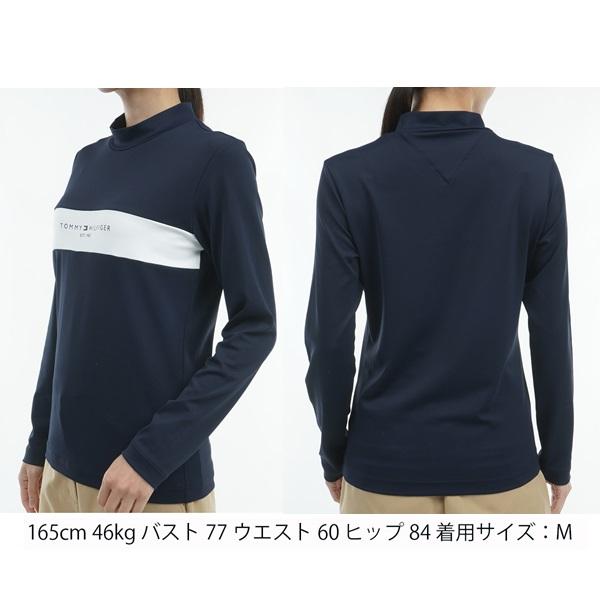 トミーヒルフィガー ゴルフ レディース モックネック 長袖シャツ TOMMY HILFIGER GOLF THLA461 秋冬モデル | TOMMY HILFIGER GOLF | 08