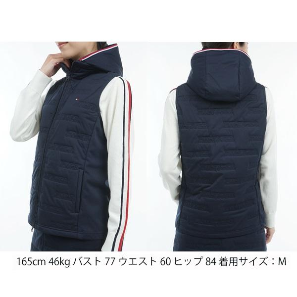 トミーヒルフィガー ゴルフ レディース ベスト ロゴ キルトパテッド ベスト TOMMY HILFIGER GOLF THLA473 秋冬モデル | TOMMY HILFIGER GOLF | 04
