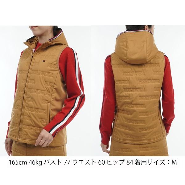 トミーヒルフィガー ゴルフ レディース ベスト ロゴ キルトパテッド ベスト TOMMY HILFIGER GOLF THLA473 秋冬モデル | TOMMY HILFIGER GOLF | 06