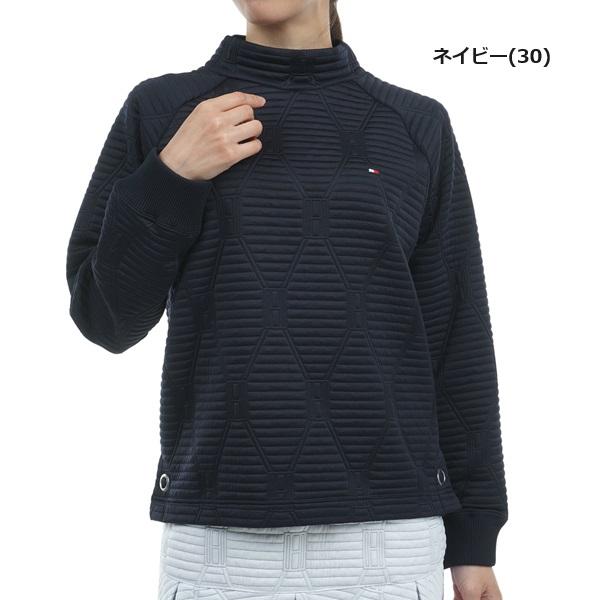 トミーヒルフィガー ゴルフ レディース スケルトンフラッグ キルトジャカード プルオーバー TOMMY HILFIGER GOLF THLA482 秋冬モデル | TOMMY HILFIGER GOLF | 02