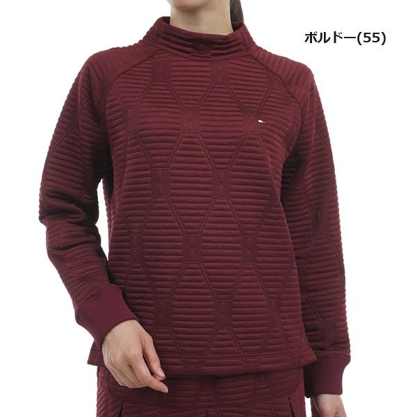 トミーヒルフィガー ゴルフ レディース スケルトンフラッグ キルトジャカード プルオーバー TOMMY HILFIGER GOLF THLA482 秋冬モデル | TOMMY HILFIGER GOLF | 03