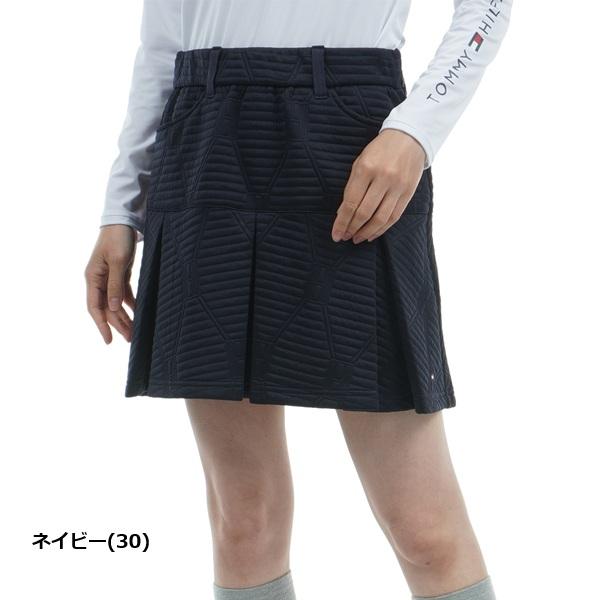 トミーヒルフィガー ゴルフ レディース スケルトンフラッグ キルトジャガード フレアスカート TOMMY HILFIGER THLA483 秋冬モデル | TOMMY HILFIGER GOLF | 02