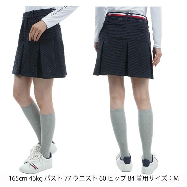 トミーヒルフィガー ゴルフ レディース スケルトンフラッグ キルトジャガード フレアスカート TOMMY HILFIGER THLA483 秋冬モデル | TOMMY HILFIGER GOLF | 04