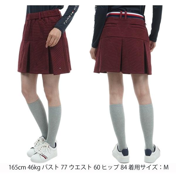 トミーヒルフィガー ゴルフ レディース スケルトンフラッグ キルトジャガード フレアスカート TOMMY HILFIGER THLA483 秋冬モデル | TOMMY HILFIGER GOLF | 05