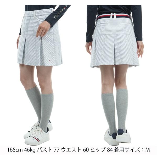 トミーヒルフィガー ゴルフ レディース スケルトンフラッグ キルトジャガード フレアスカート TOMMY HILFIGER THLA483 秋冬モデル | TOMMY HILFIGER GOLF | 06