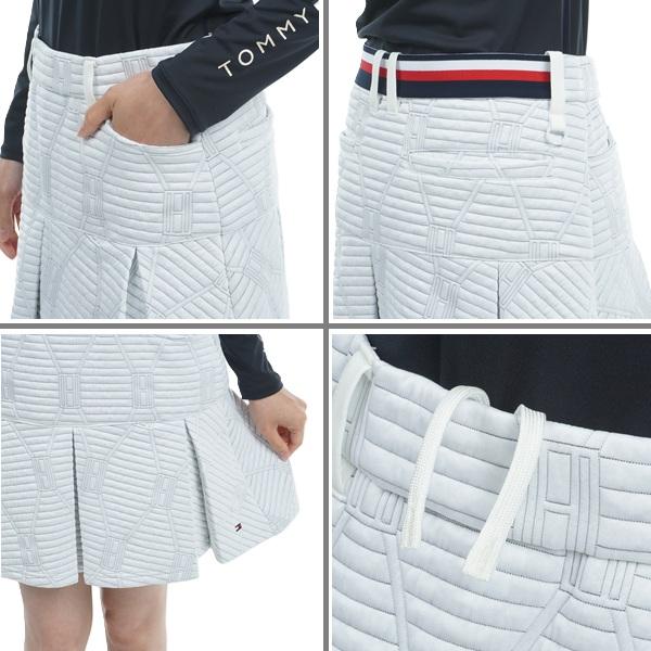 トミーヒルフィガー ゴルフ レディース スケルトンフラッグ キルトジャガード フレアスカート TOMMY HILFIGER THLA483 秋冬モデル | TOMMY HILFIGER GOLF | 09