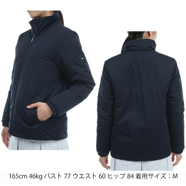 トミーヒルフィガー ゴルフ レディース コーティングニット パテッドジャケット TOMMY HILFIGER GOLF THLA484 秋冬モデル | TOMMY HILFIGER GOLF | 03