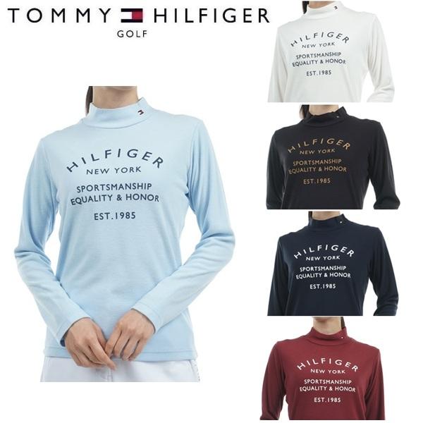 トミーヒルフィガー ゴルフ レディース ア−チロゴ LSモックシャツ TOMMY HILFIGER GOLF THLA486 秋冬モデル | TOMMY HILFIGER GOLF