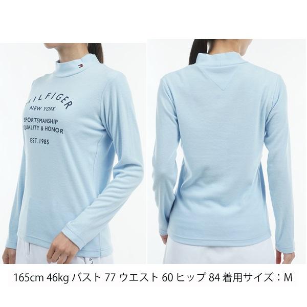トミーヒルフィガー ゴルフ レディース ア−チロゴ LSモックシャツ TOMMY HILFIGER GOLF THLA486 秋冬モデル | TOMMY HILFIGER GOLF | 08