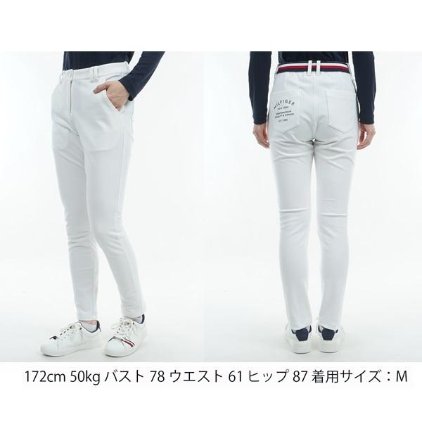 トミーヒルフィガー ゴルフ レディース ウォ-ムストレッチ 裏起毛スリムパンツ TOMMY HILFIGER GOLF THLA489 2024年秋冬モデル | TOMMY HILFIGER GOLF | 05