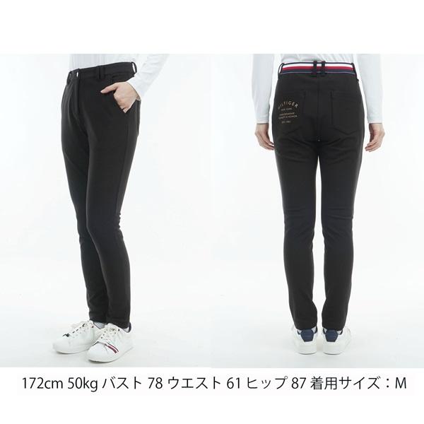 トミーヒルフィガー ゴルフ レディース ウォ-ムストレッチ 裏起毛スリムパンツ TOMMY HILFIGER GOLF THLA489 2024年秋冬モデル | TOMMY HILFIGER GOLF | 06