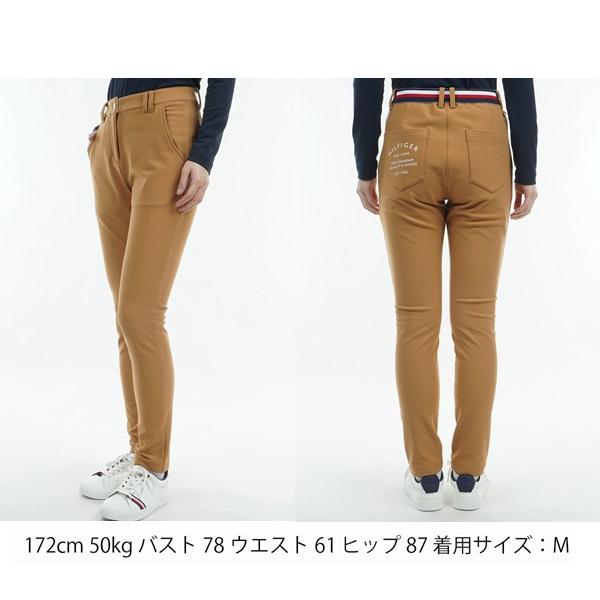 トミーヒルフィガー ゴルフ レディース ウォ-ムストレッチ 裏起毛スリムパンツ TOMMY HILFIGER GOLF THLA489 2024年秋冬モデル | TOMMY HILFIGER GOLF | 08
